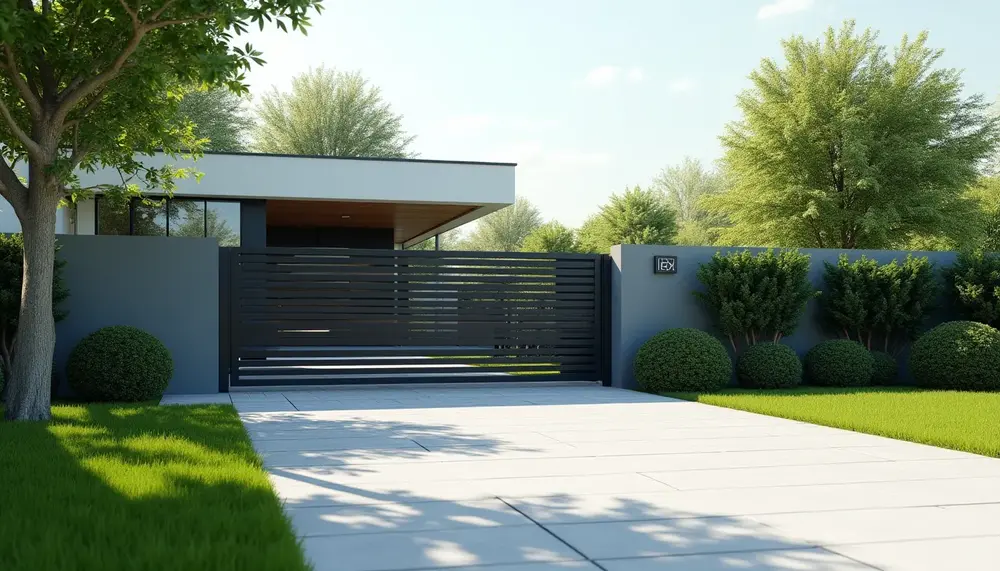 Hoftor elektrisch platzsparend: Funktionalität trifft auf Eleganz